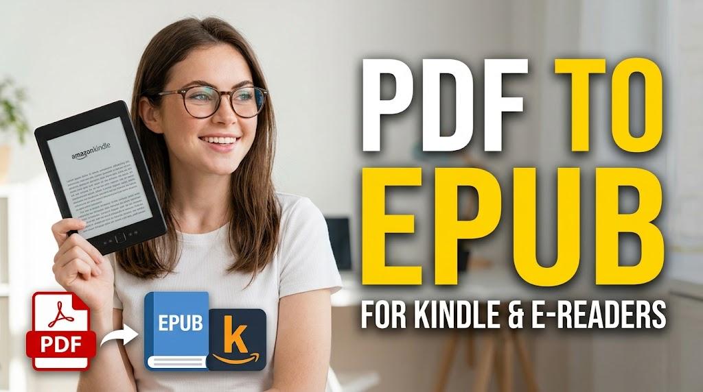 Convert PDF to EPUB for Kindle and E-Readers - Free Online Tool