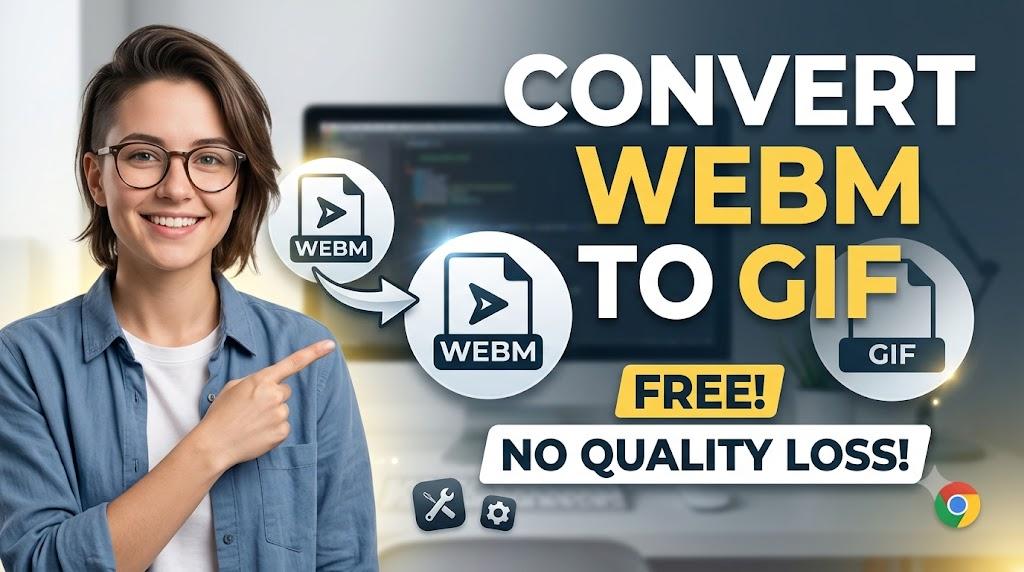 Convert WebM to GIF Free - No Quality Loss, No Watermarks