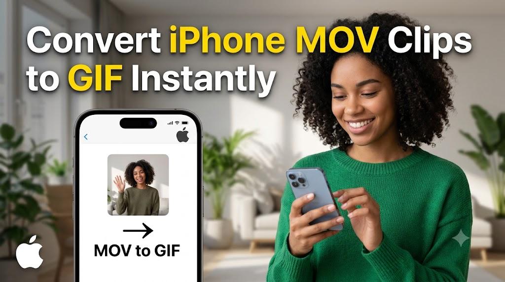 Convert iPhone MOV Clips to GIF Instantly - Free Online Tool