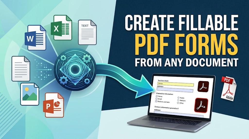 Create Fillable PDF Forms From Any Document