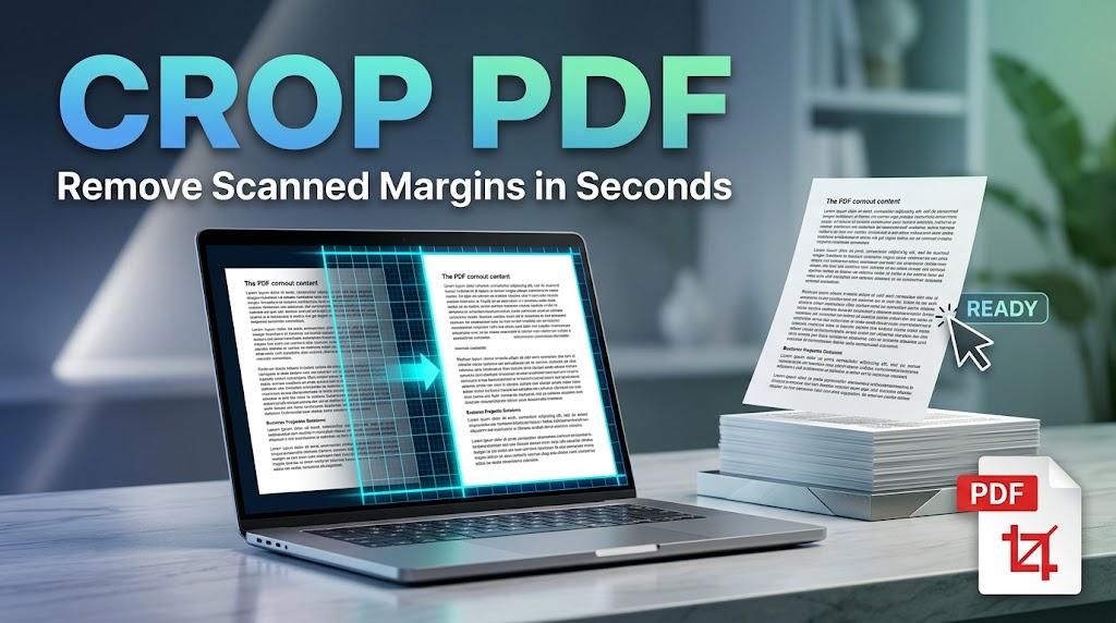 Crop PDF Remove Scanned Margins in Seconds