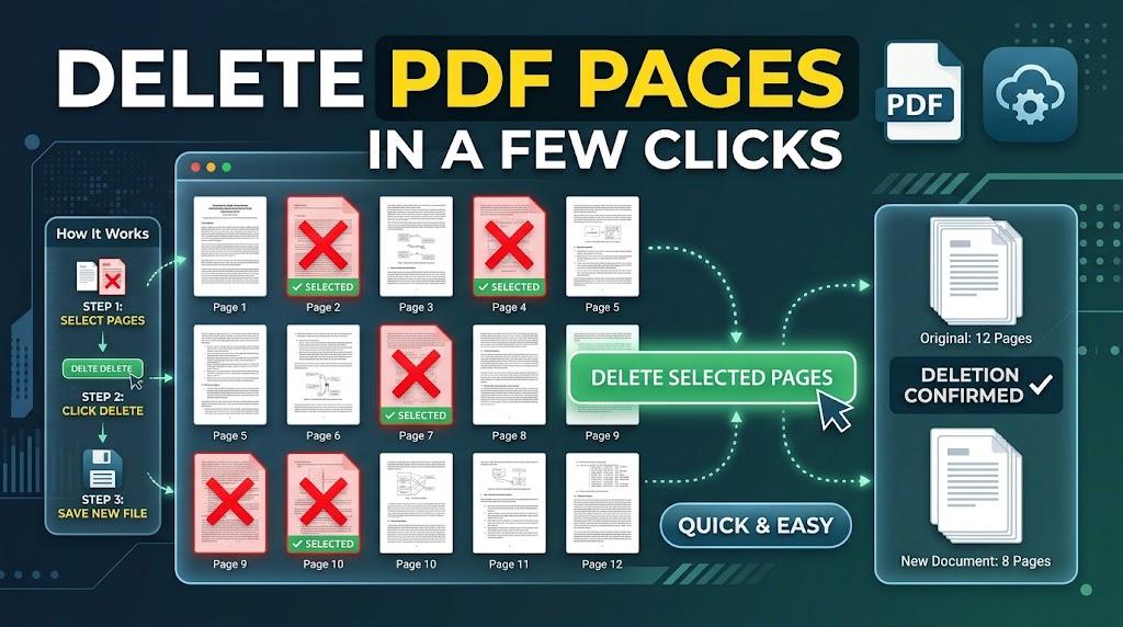 Delete Specific PDF Pages in a Few Clicks