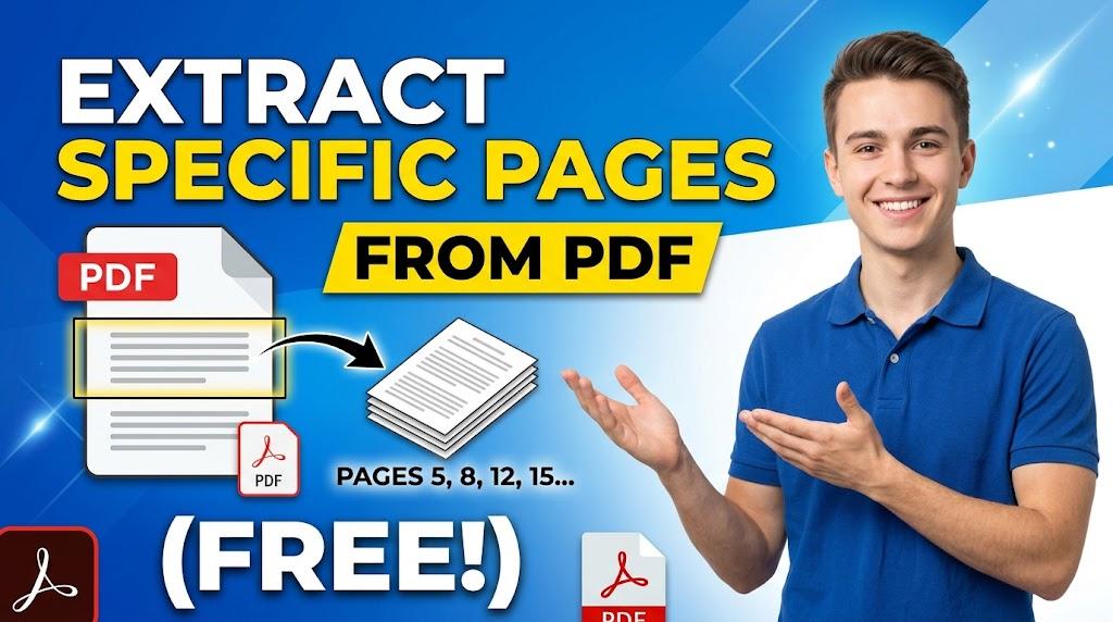 Extract Specific Pages From a PDF, Free