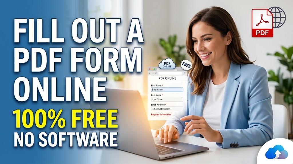 Fill Out a PDF Form Online Free, No Software