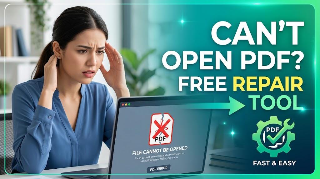 Fix a PDF That Won't Open Free Repair Tool