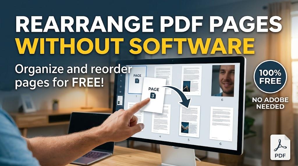 Organize PDF Rearrange Pages Without Software
