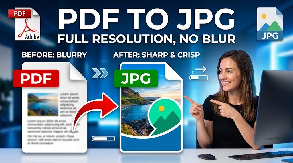 PDF to JPG Keep Full Resolution, No Blur - Free Online Converter