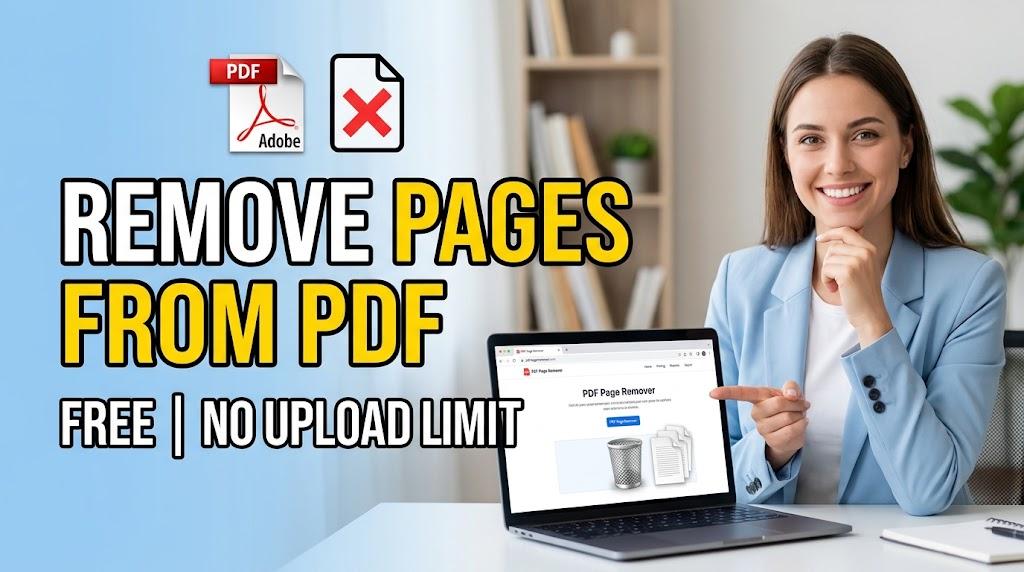 Remove Pages From a PDF Free, No Upload Limit