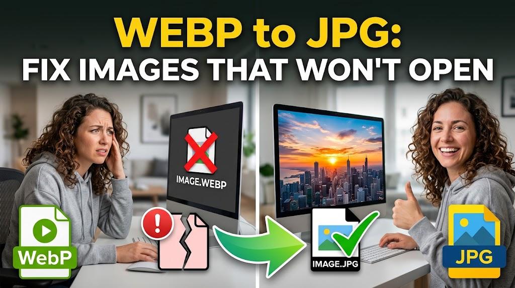 Convert WebP to JPG Fix Images That Won't Open