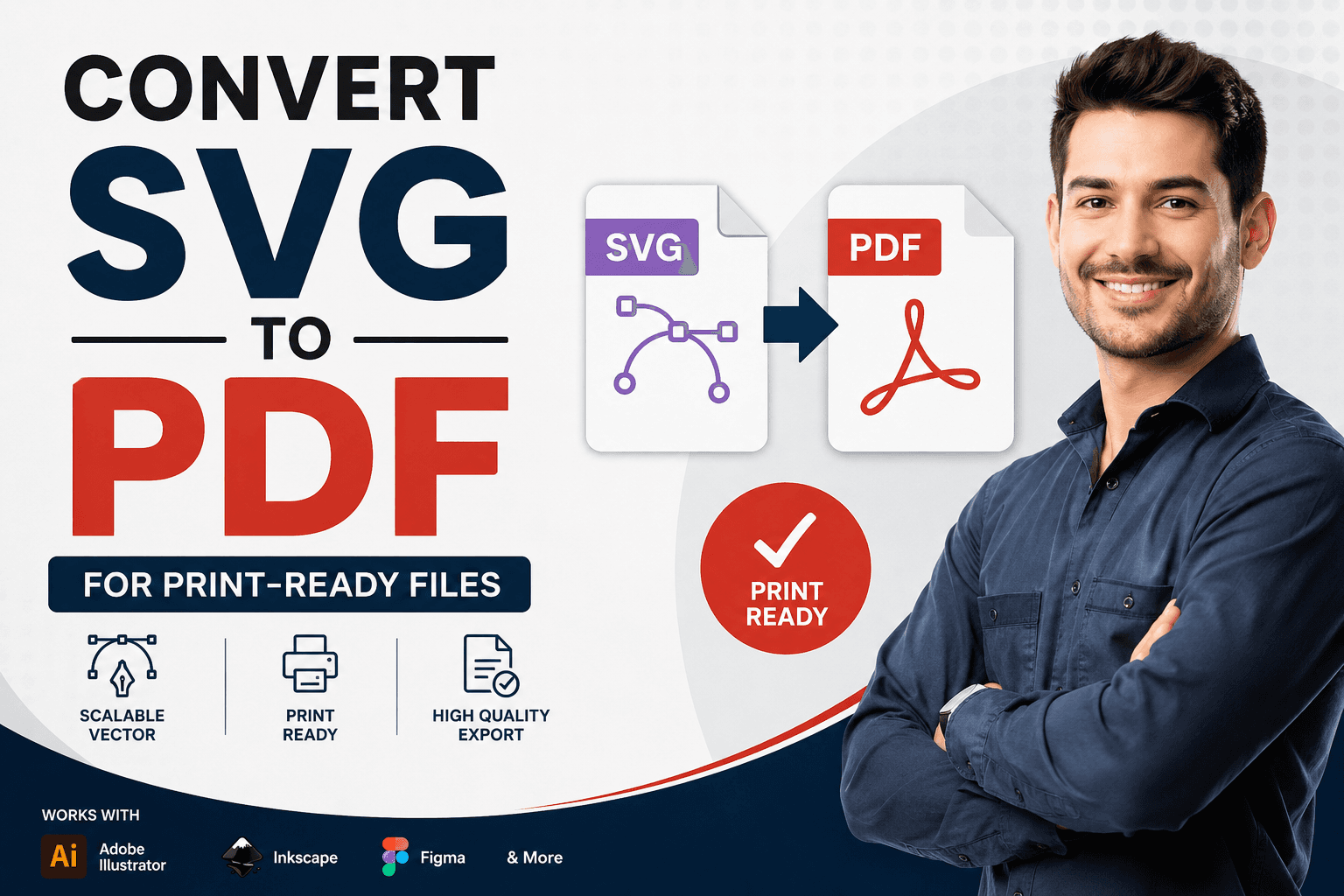 Convert SVG to PDF for Print-Ready Files - Keep Vector Quality at Any Size